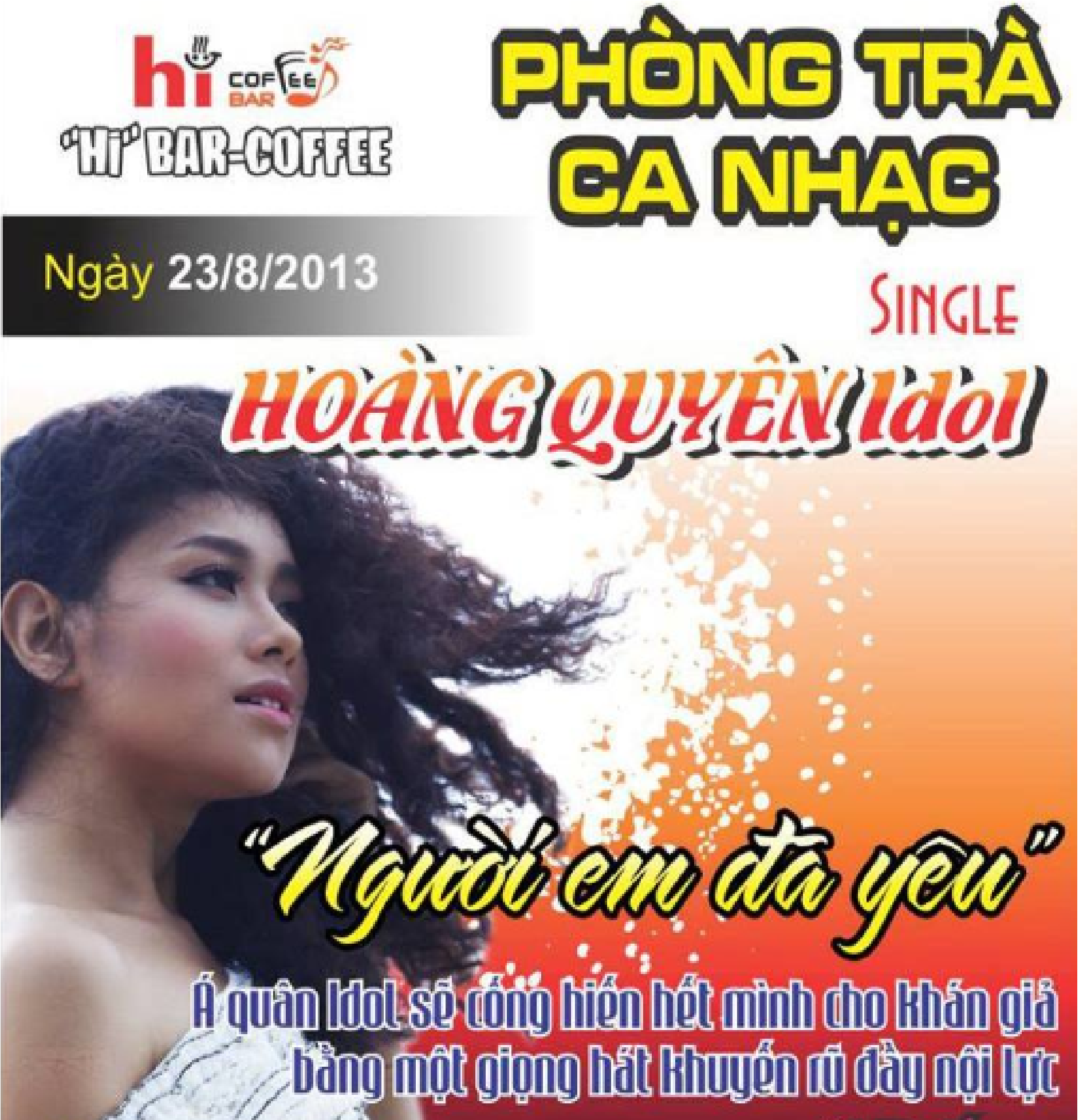 Poster đêm nhạc Người em đã yêu
